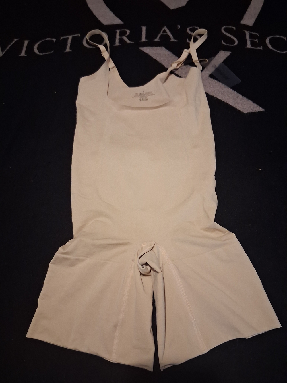 SHAPERX Fitness Size Large One Piece Bodysuit Shapewear Open Gusset NEW